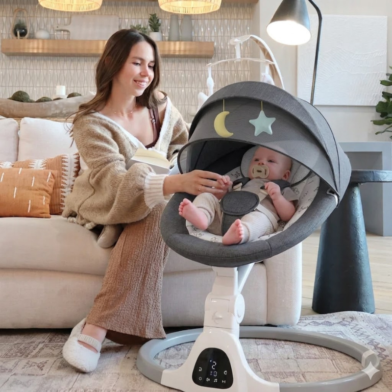 Balancelle bébé gris-Lumio-baby