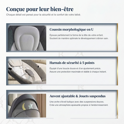 Balancelle bébé gris-Lumio-baby