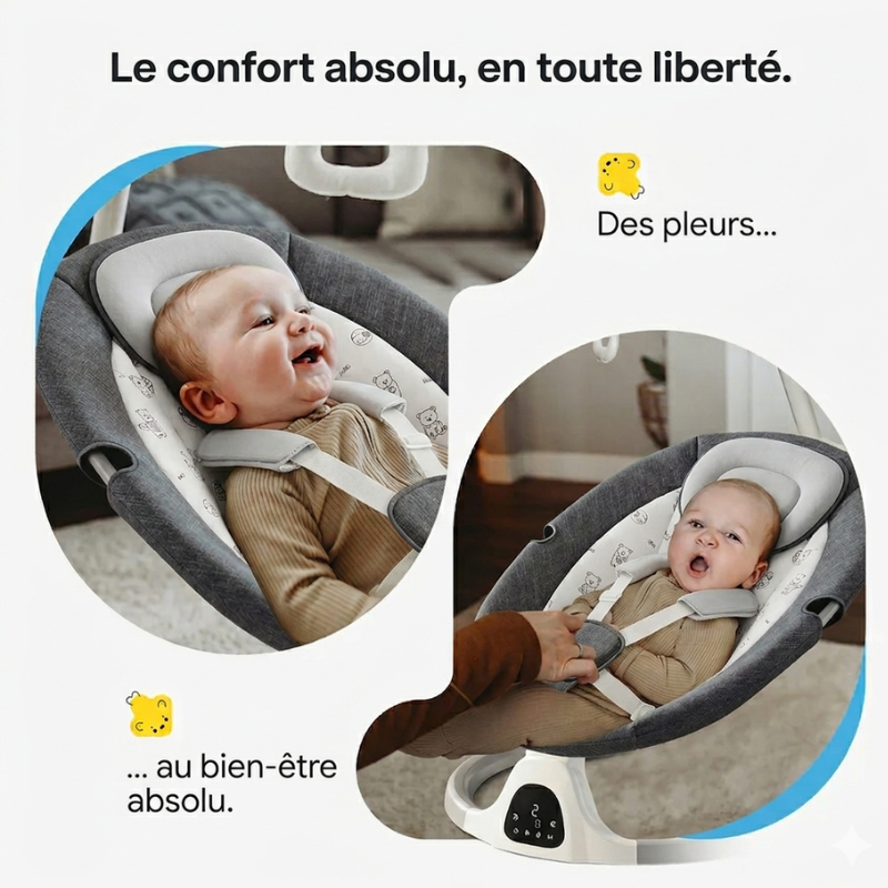Balancelle bébé gris-Lumio-baby